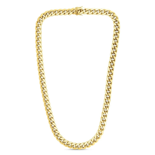 10K Gold 6.1mm Semi-Solid Classic Miami Cuban