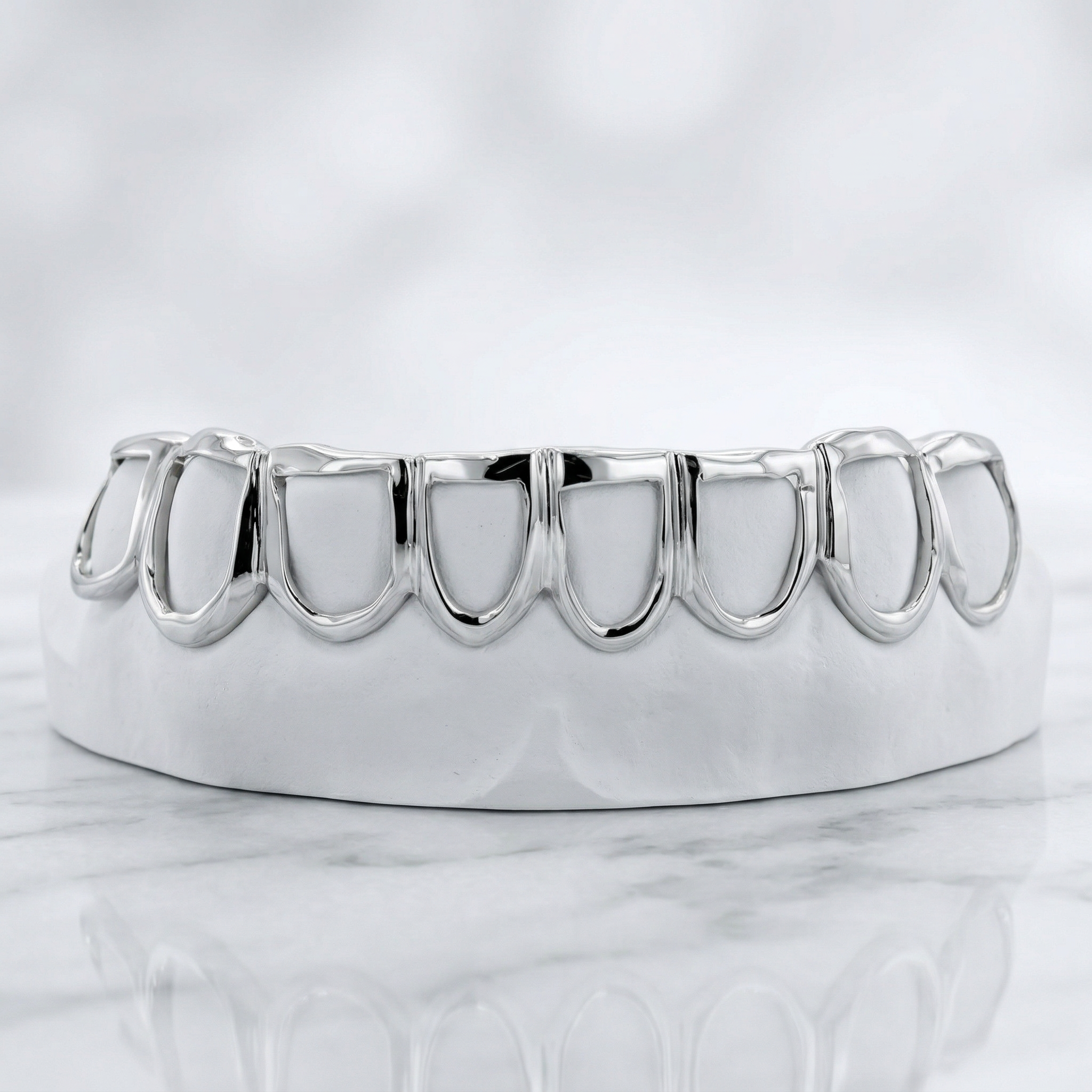 8 Solid Open Face Grill - S151808-1