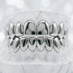 Black Rhodium Solid Grillz
