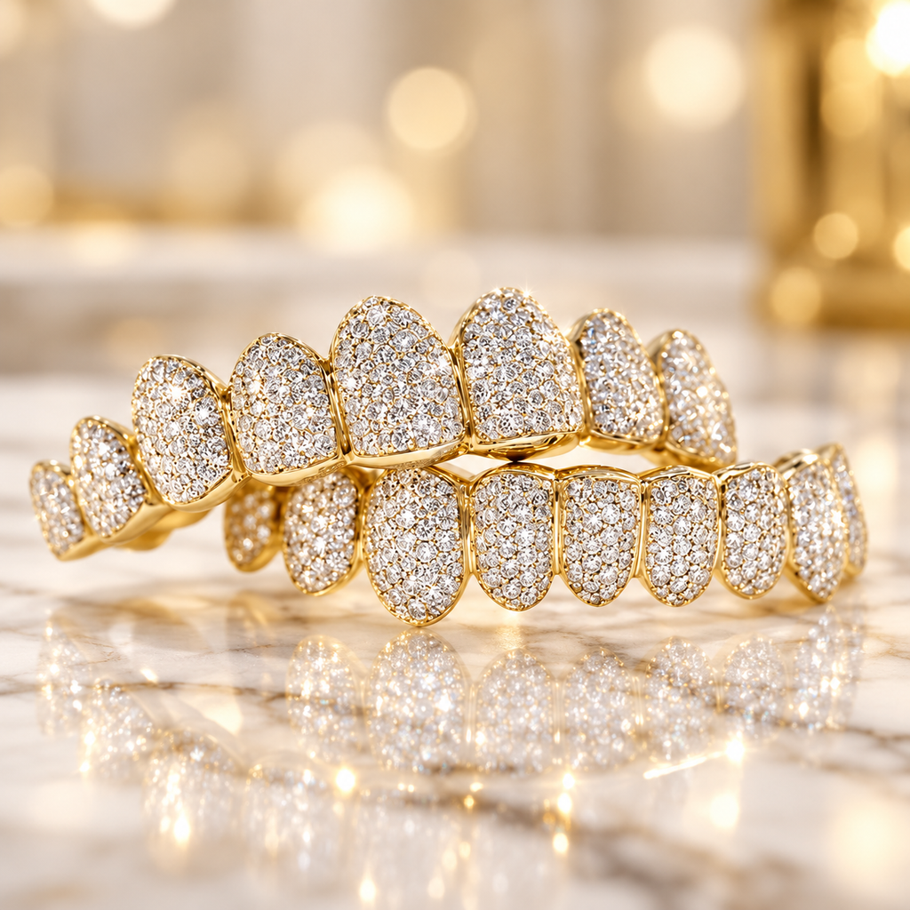 JDWR-JD102 Hand Prong Set Diamond Grill