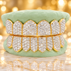 JDWR-S172802 14 Teeth Hand Prong Set Diamond Grill