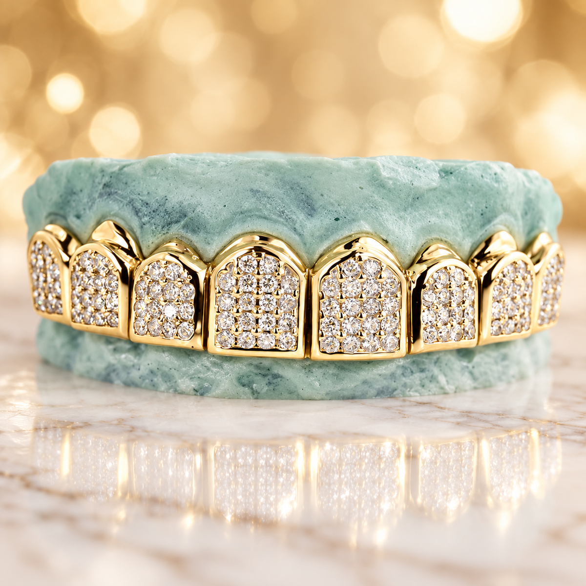 JDWR-C1532-1 -Prong Block Set 8 Teeth Grillz