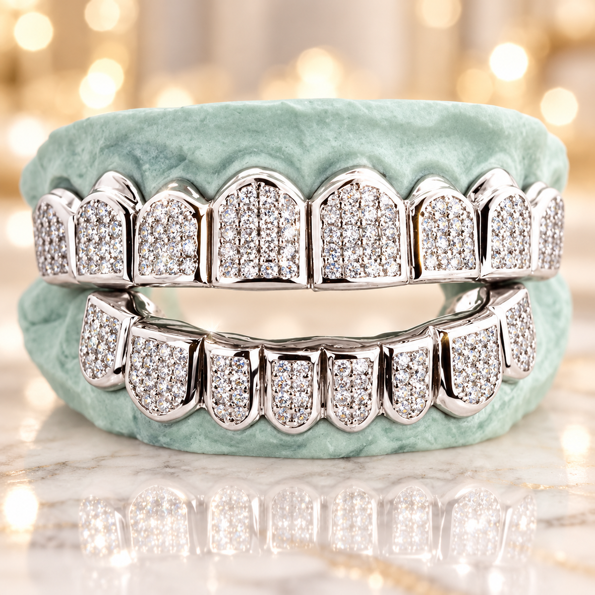 JDWR-C1532-1 -Prong Block Set 8 Teeth Grillz