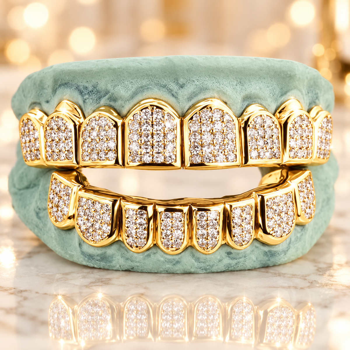 JDWR-C1532-1 -Prong Block Set 8 Teeth Grillz