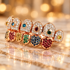 JDWR-G60-3 Ornaments Individual Permanent Colorful Diamond Grill