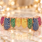 JDWR-G60-2 Ornaments II 8 Top or BottomTeeth Pull out Colorful Grill