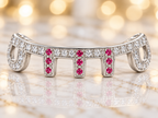 JDWR-C5037- 6 GOLDTEETH CZ