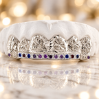 JDWR-S161602-2 6 PIECE GEMSTONE GRILL WITH DIAMOND CUTS