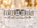 JDWR-C117C-2 Row HAND Channel Set Diamond Grillz