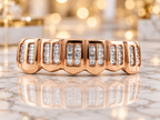 JDWR-C117C-2 Row HAND Channel Set Diamond Grillz