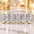 JDWR-S2111 -ALL WHITE PRINCESS CUT INVISIBLE SET