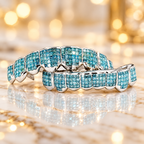 JDWR-S161506-CUSTOM SKY BLUE DIAMOND HAND SET GRILL FOR TYGA