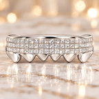 JDWR- S105B- 6 PIECE INVISIBLE HAND SET DIAMOND GRILLZ