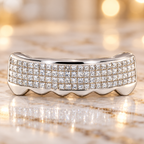 JDWR- S105B- 6 PIECE INVISIBLE HAND SET DIAMOND GRILLZ