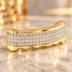 JDWR- S105B- 6 PIECE INVISIBLE HAND SET DIAMOND GRILLZ