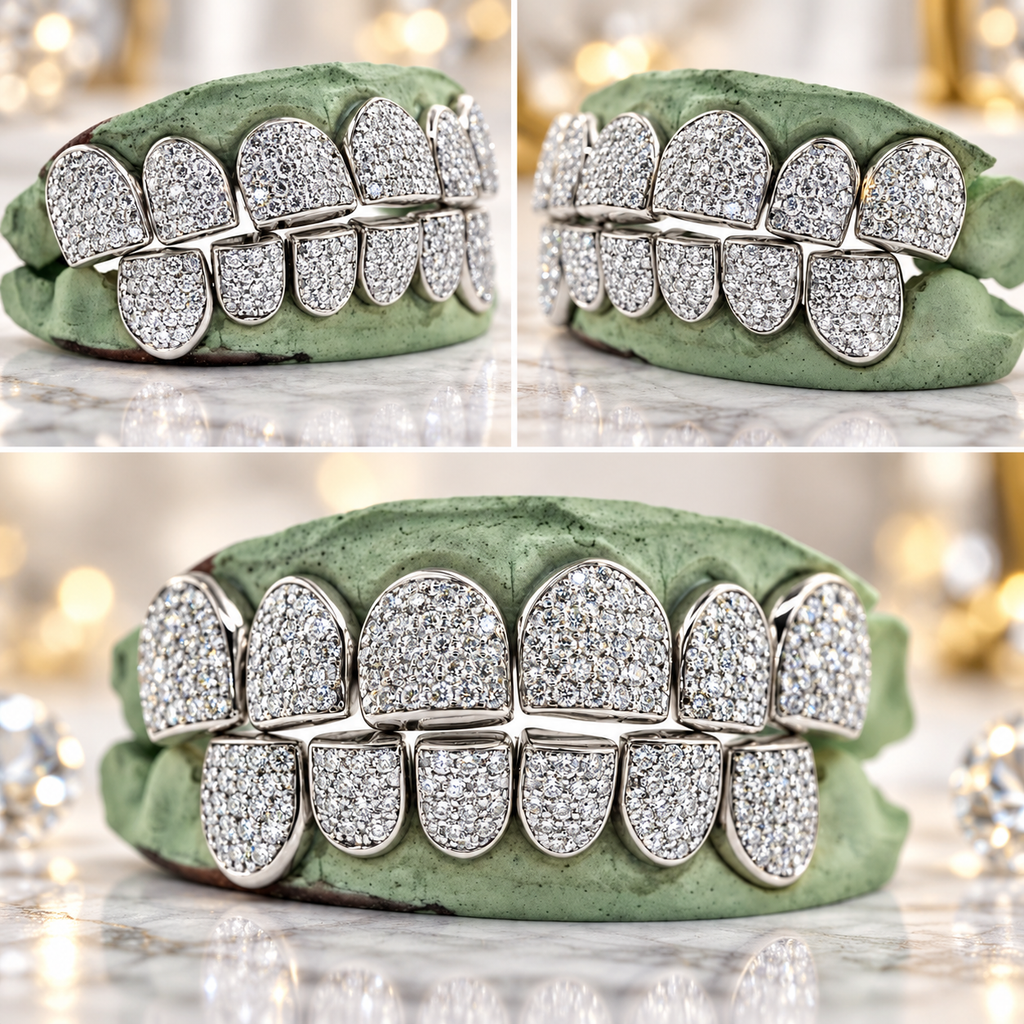 JDWR-G16-CHANDELIER - SI/VS/VVS Diamond  Special Hand Prong Set Permanent Diamond Cap