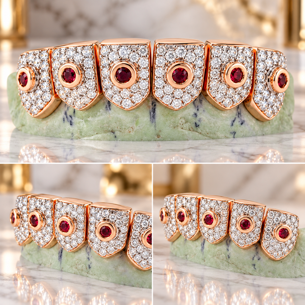 JDWR-S171201-1 18K INDIVIDUAL OR PULL OUT DIAMOND TEETH