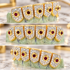 JDWR-S171201-1 18K INDIVIDUAL OR PULL OUT DIAMOND TEETH