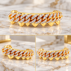 JDWR-0302-TVJ160302-1 CUSTOM CUBAN LINK DIAMOND GRILL