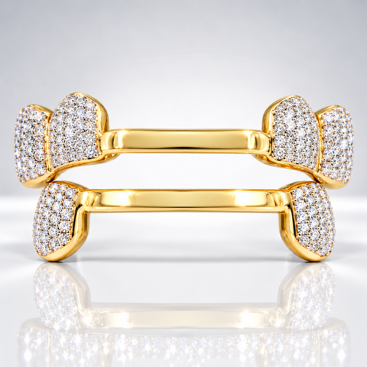 JDWR-C-110 CUSTOM HAND PRONG SET DIAMOND GRILL