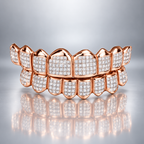JDWR-058 -  8 TOP OR 8 BOTTOM INVISIBLE SET DIAMOND GRILLZ