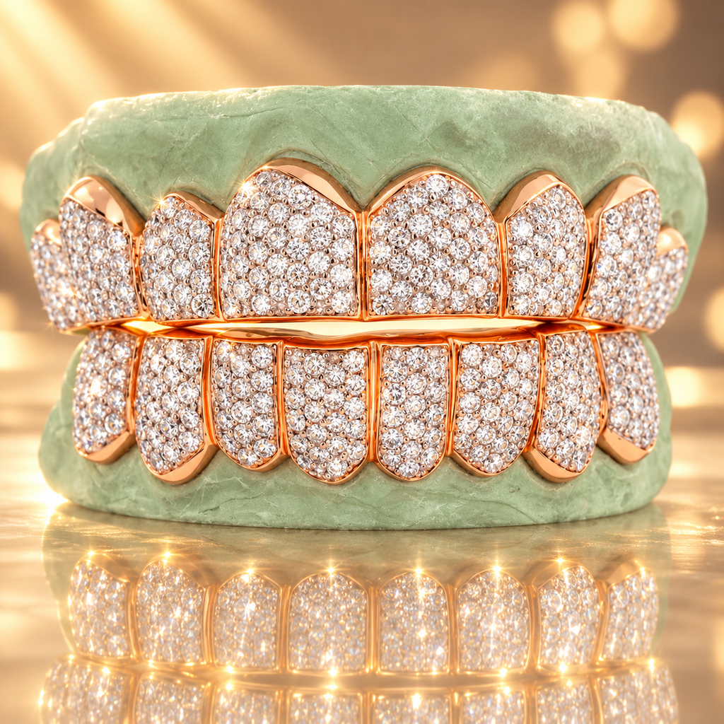 JDWR-S161104-Young Dolph Hand Prong Set Diamond Grill