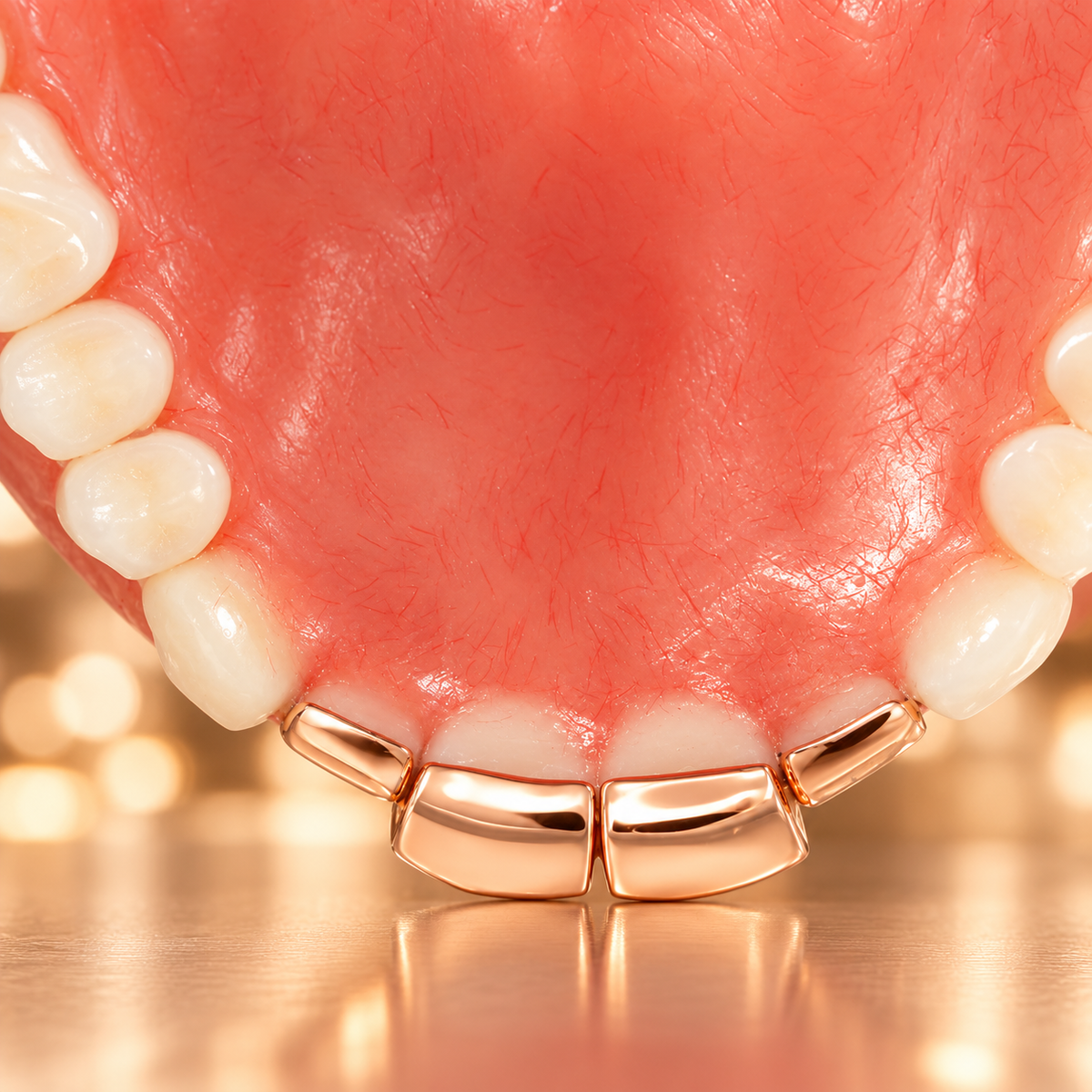 JDWR-DTG1 - FOUR INDIVIDUAL TEETH DENTURE GRILL