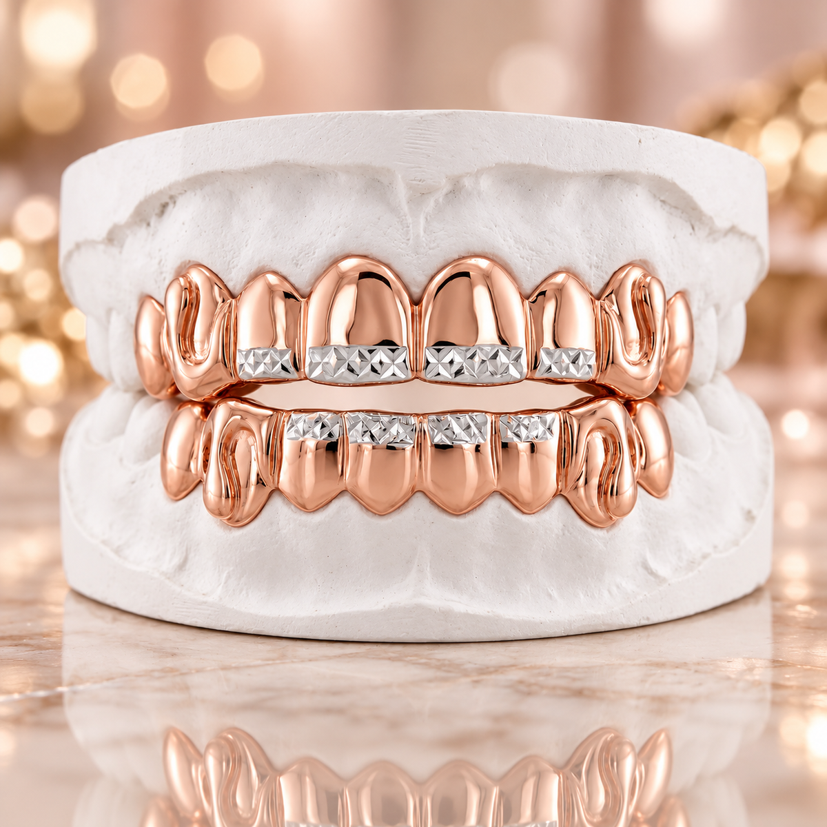 JDWR-54-Spill2-8TOP OR 8 BOTTOM Deep Cut Dripping Gold Grill -