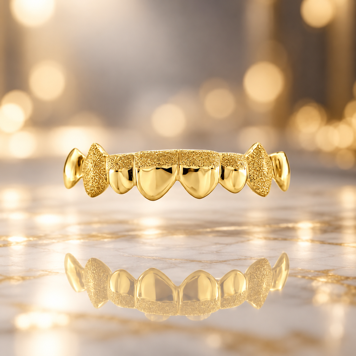 JDWR-3002A- 6 TOP OR BOTTOM SOLID WITH DIAMONDS DUST GRILLZ