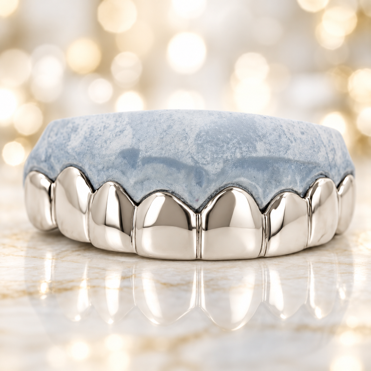 JDWR-3005A1-8 TOP OR 8 BOTTOM SOLID GOLD GRILL