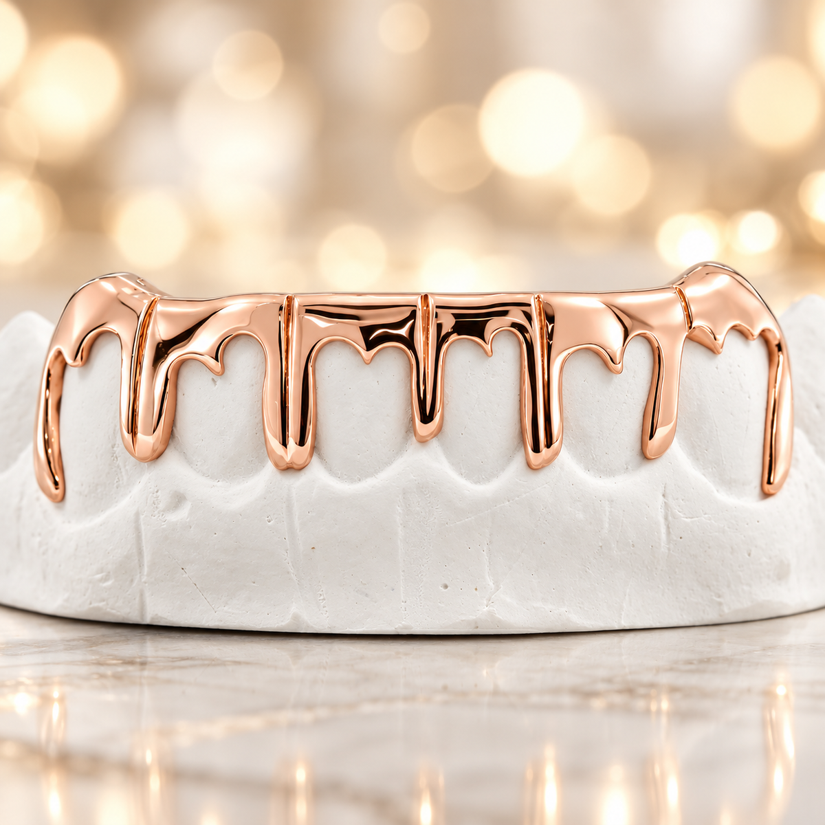 JDWR-C101A-6 TOP OR 6 BOTTOM Piece Dripping Gold Grill