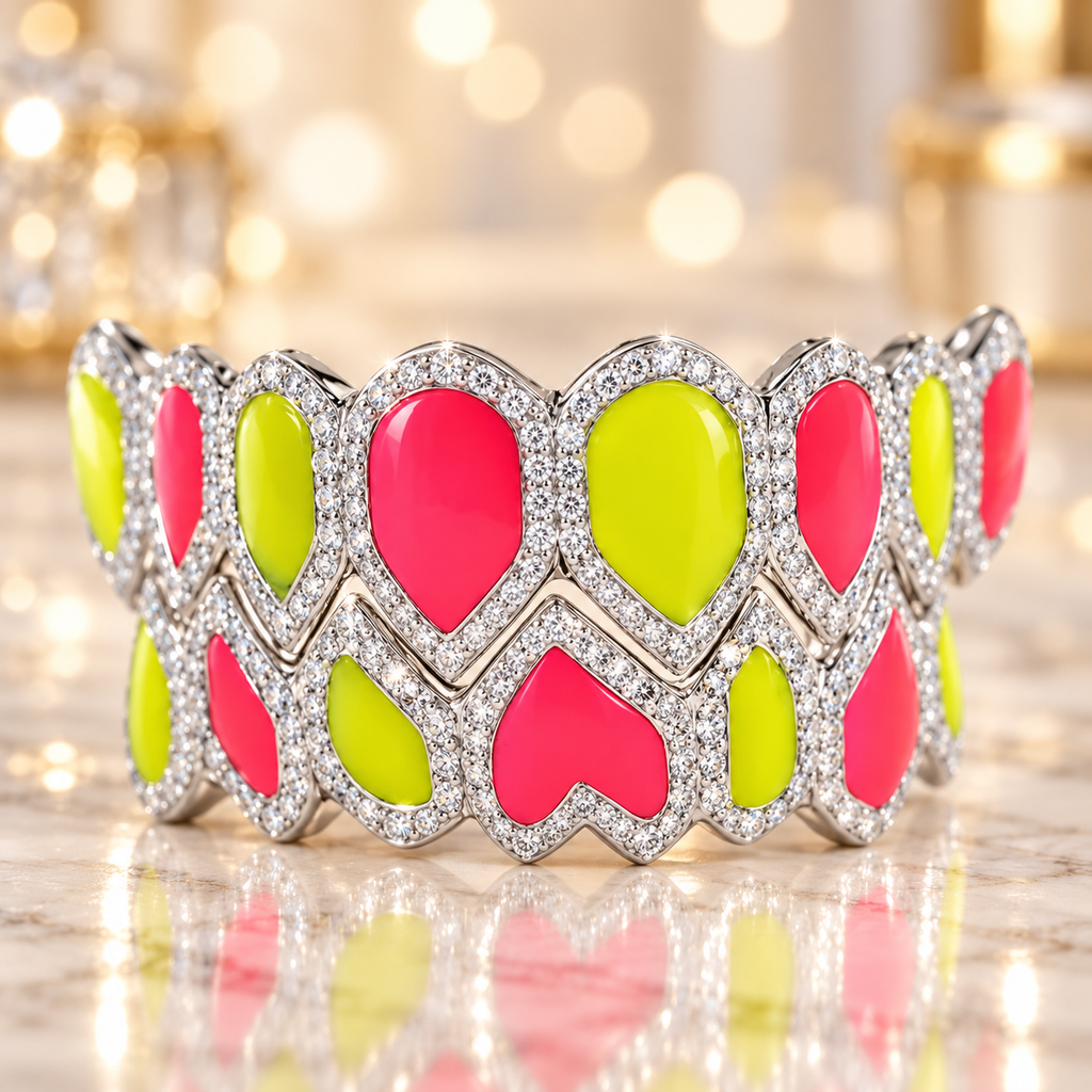 JDWR-CPG171210 RIFF RAFF CUSTOM CANDY ENAMEL DIAMOND GRILL
