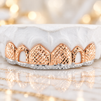 JDWR-5082A-6 TOP OR 6 BOTTOM 2 TEETH OPEN FACES AND DIAMONDS CUTS