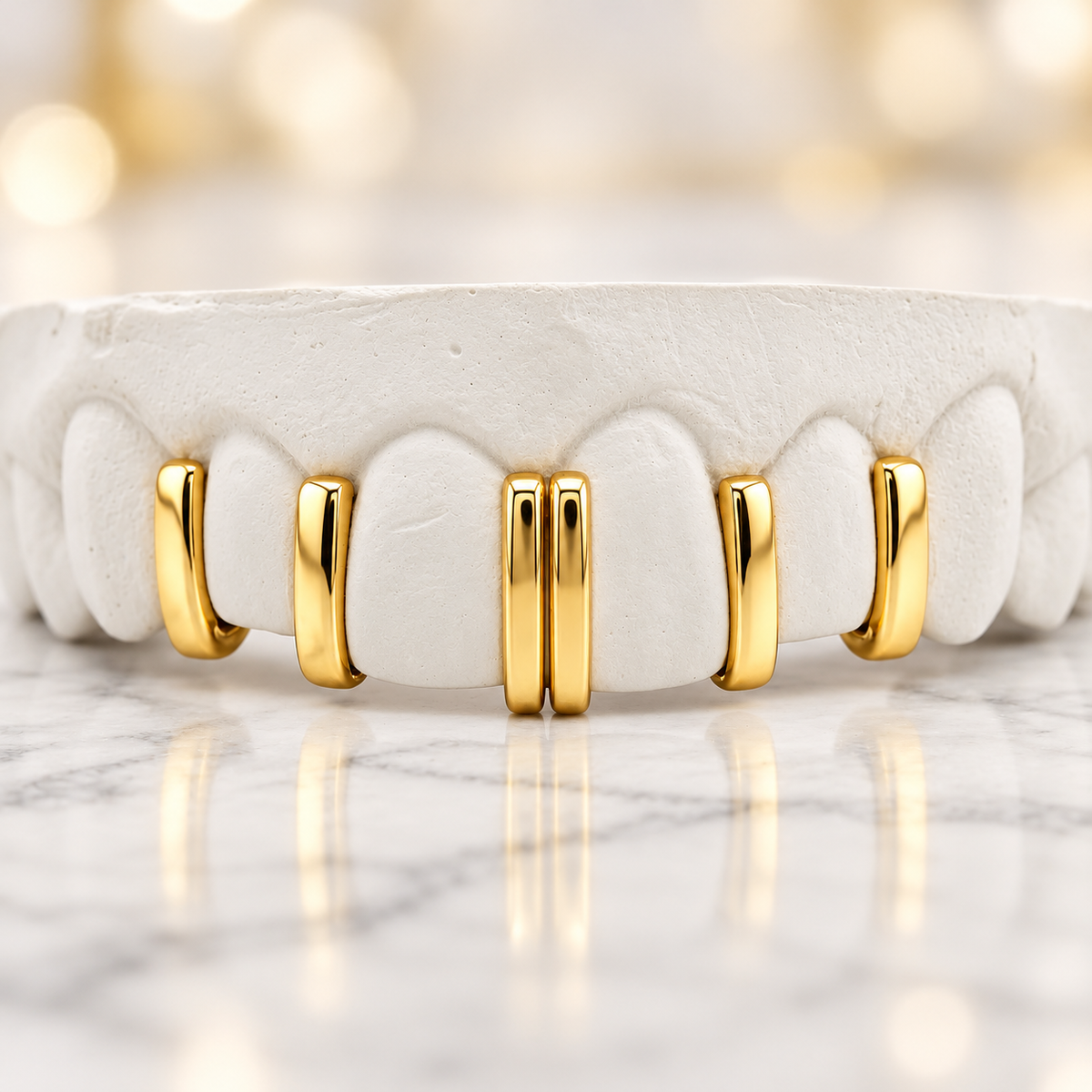 JDWR-TVJ171201-1-6 TOP OR 6 BOTTOM Teeth Solid Barz Grill