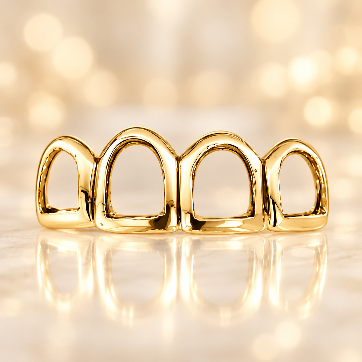 JDWR-S151607- Individual Platinum Open Face Tooth