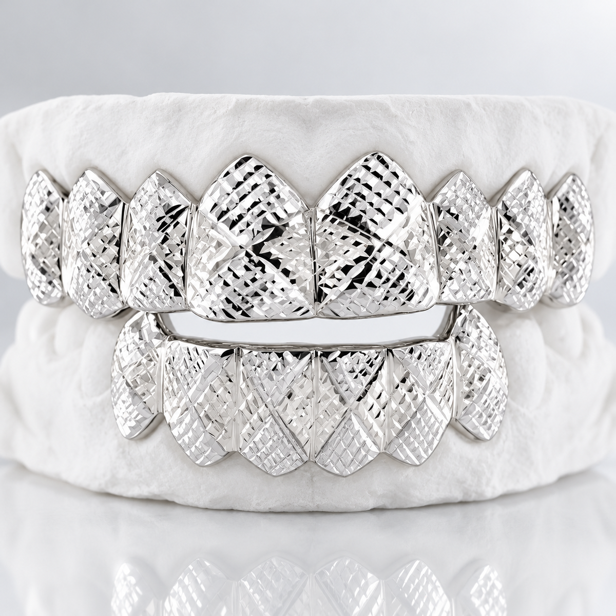 JDWR-151510- 6 TOP OR 6 BOTTOM DIAMOND CUT GRILL