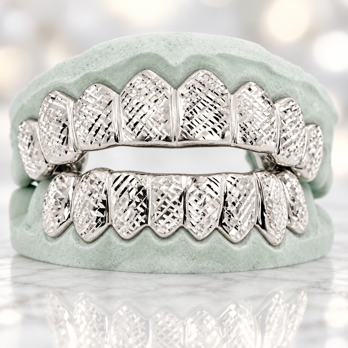 JDWR-3002F2-8 TOP OR 8 BOTTOM teeth Diamond Cut Grill
