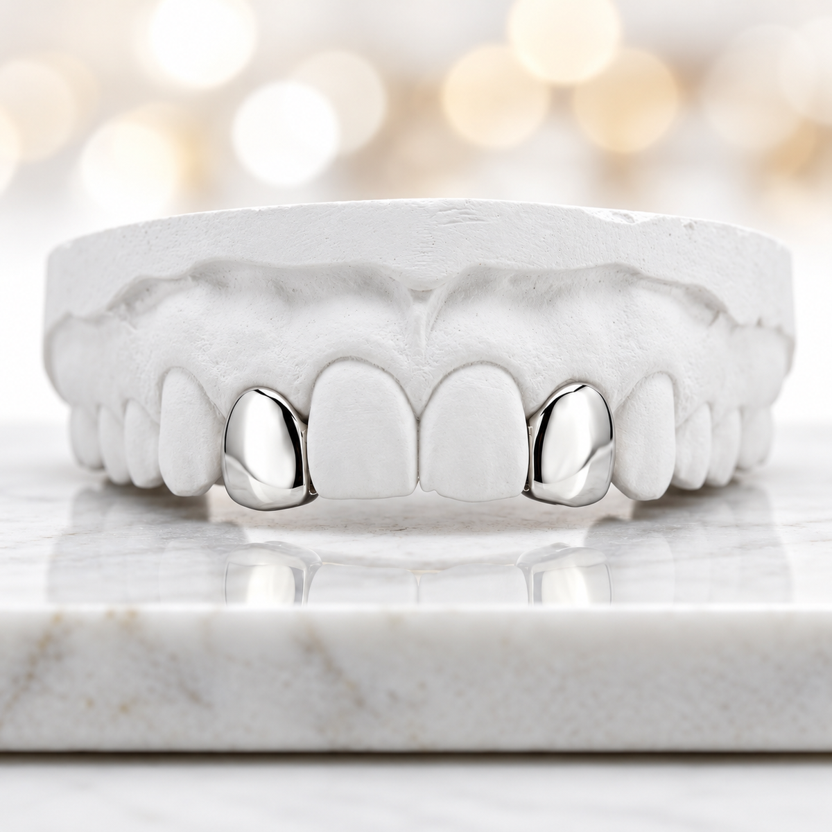 JDWR45/3002-Deuce -2 Piece Solid or Open Face Grillz with Back Bar