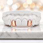 JDWR45/3002-Deuce -2 Piece Solid or Open Face Grillz with Back Bar
