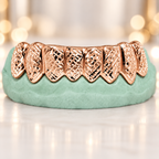 JDWR-105- 8 TOP OR 8 BOTTOM Teeth Diamond Cut Grill
