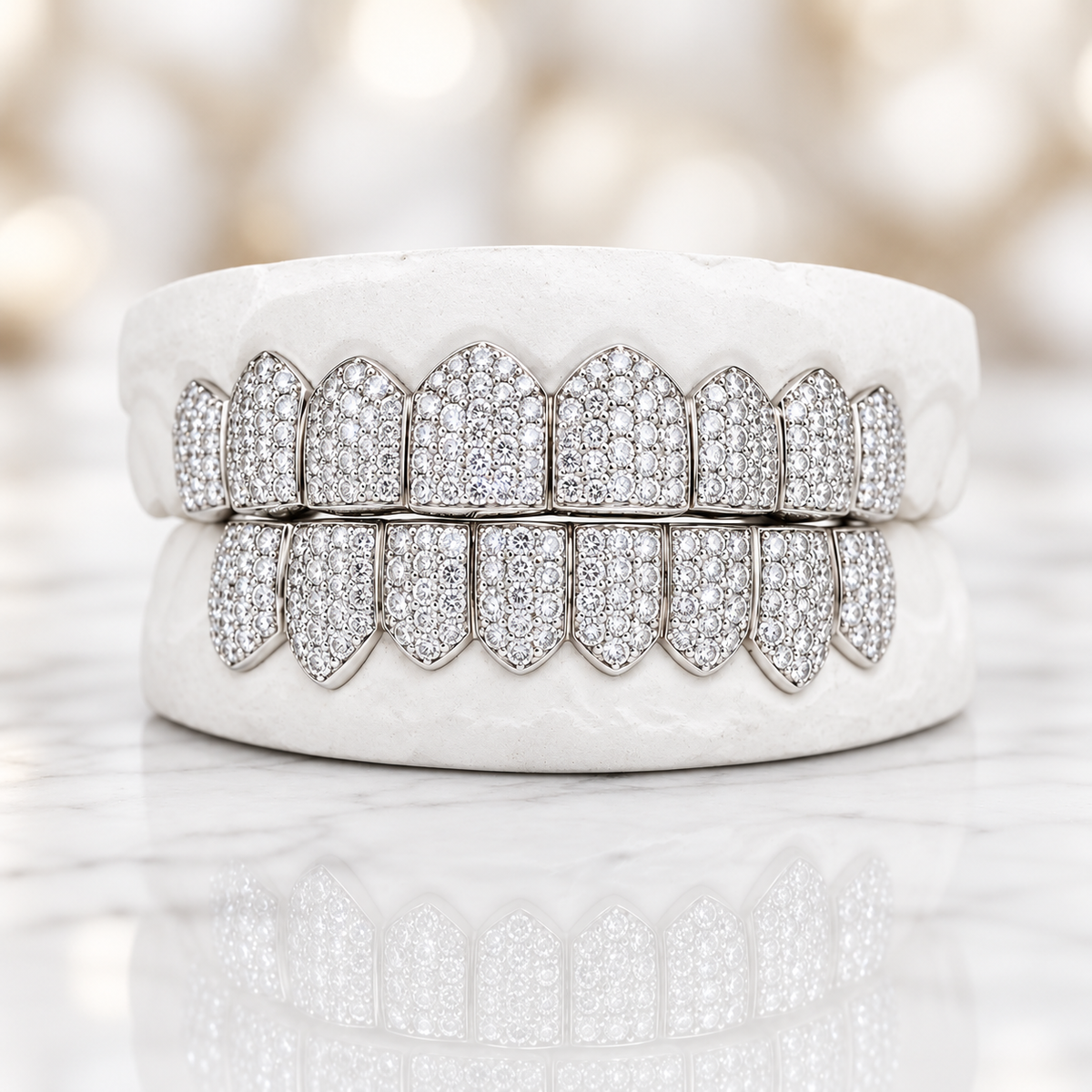 JDWR-043 - 10K SI Honeycomb Diamond Grillz