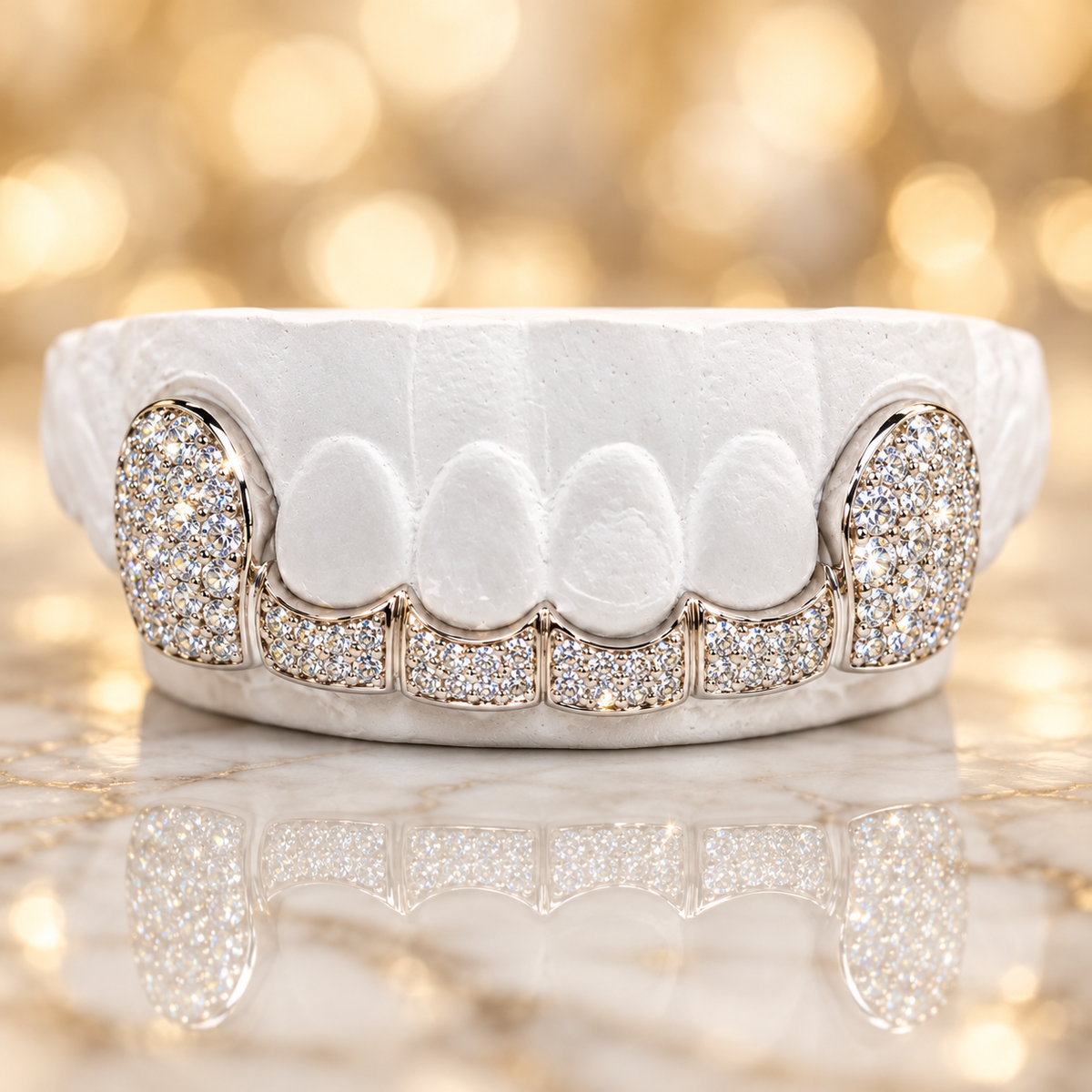 JDWR-G20 Beyonce's Hand Prong Set Diamond Grill