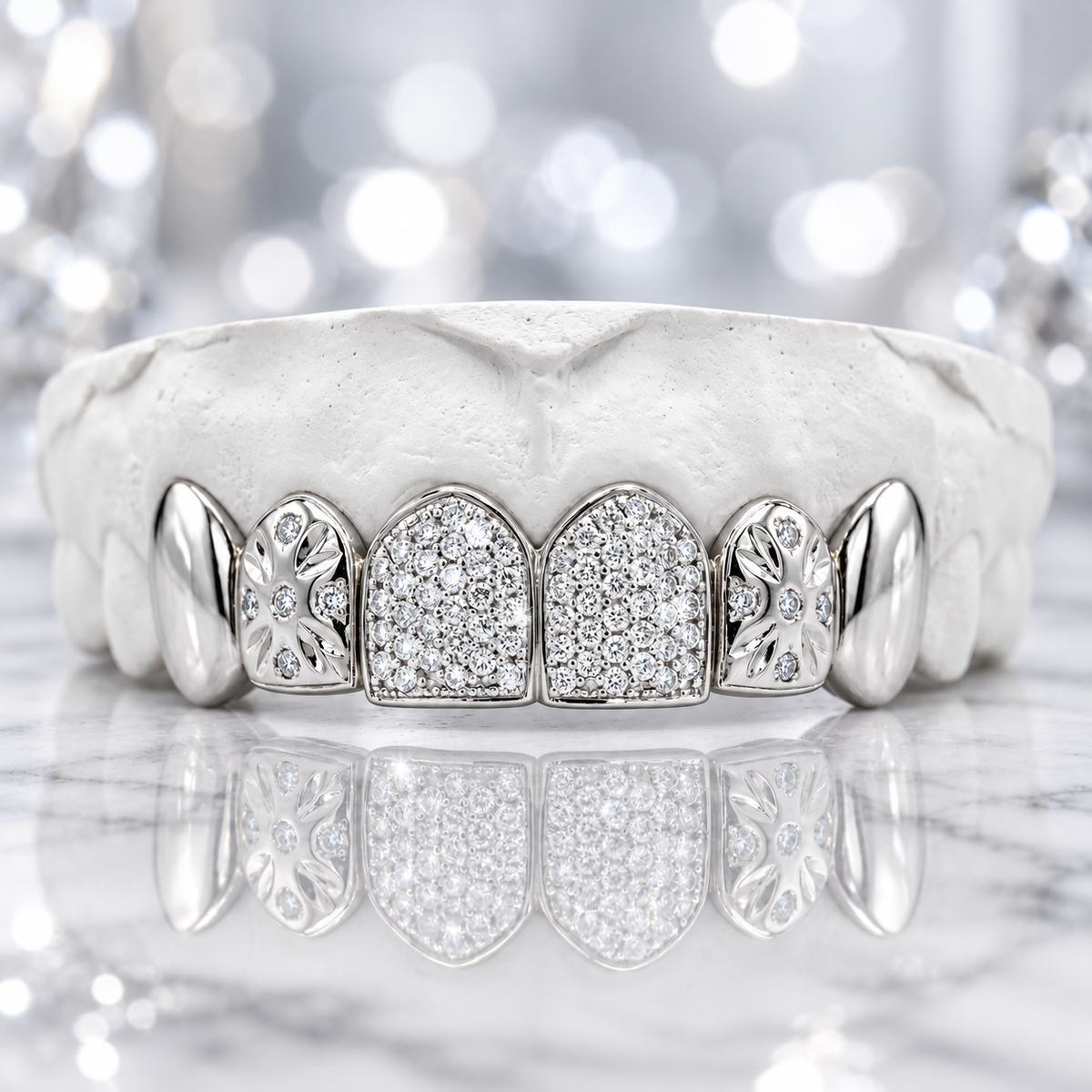 JDWR-S171303 18K INDIVIDUAL 6 TEETH GRILL