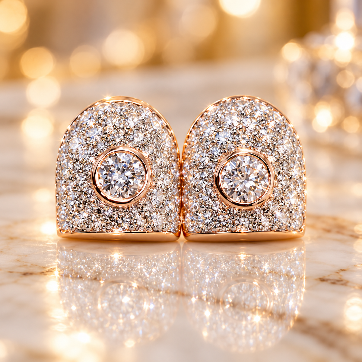JDWR-S2530075c  Permanent Prong and Bezel Set Gold Teeth