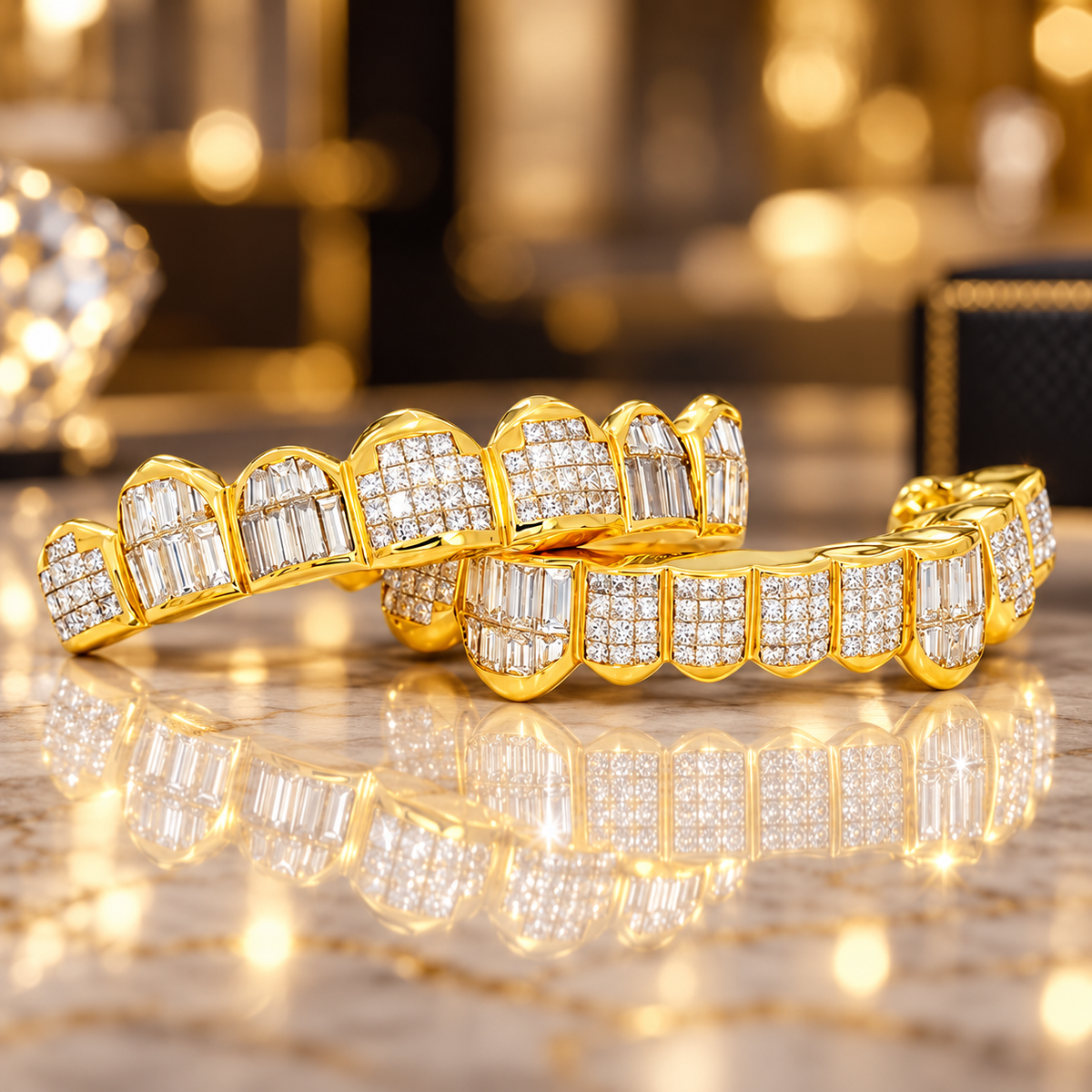 JDWR-GS161305-1 Von Millers Custom Baguette and Princess Cut Diamond