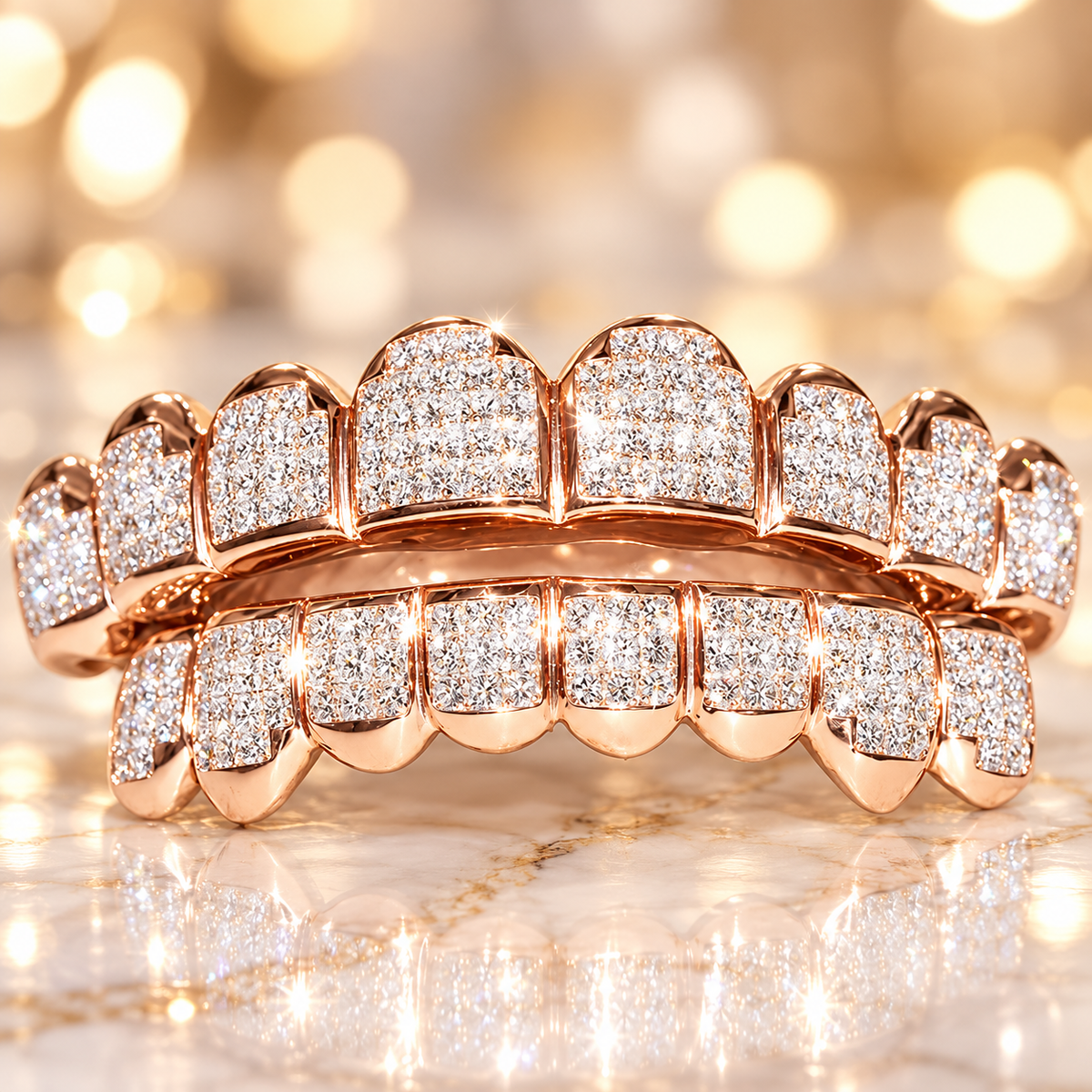 JDWR-JDG01 Quavo Huncho Invisible Set Diamond Grill
