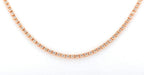 Custom 14KR 3.50CTW DIAMOND CROWN TENNIS NECKLACE - Johnny Dang & Co