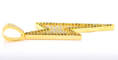 6.40CTTW DIAMOND LIGHTNING BOLT PENDANT - Johnny Dang & Co