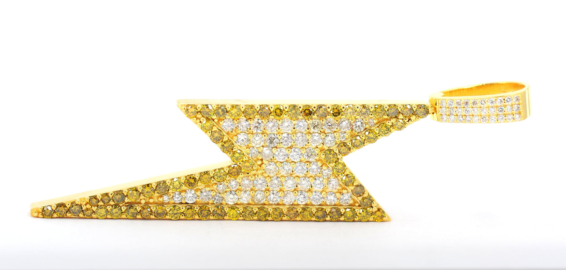 6.40CTTW DIAMOND LIGHTNING BOLT PENDANT - Johnny Dang & Co