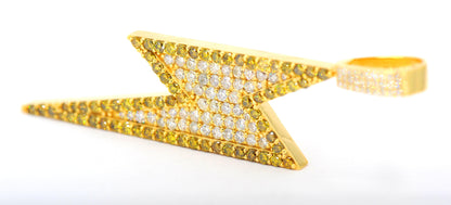 6.40CTTW DIAMOND LIGHTNING BOLT PENDANT - Johnny Dang & Co